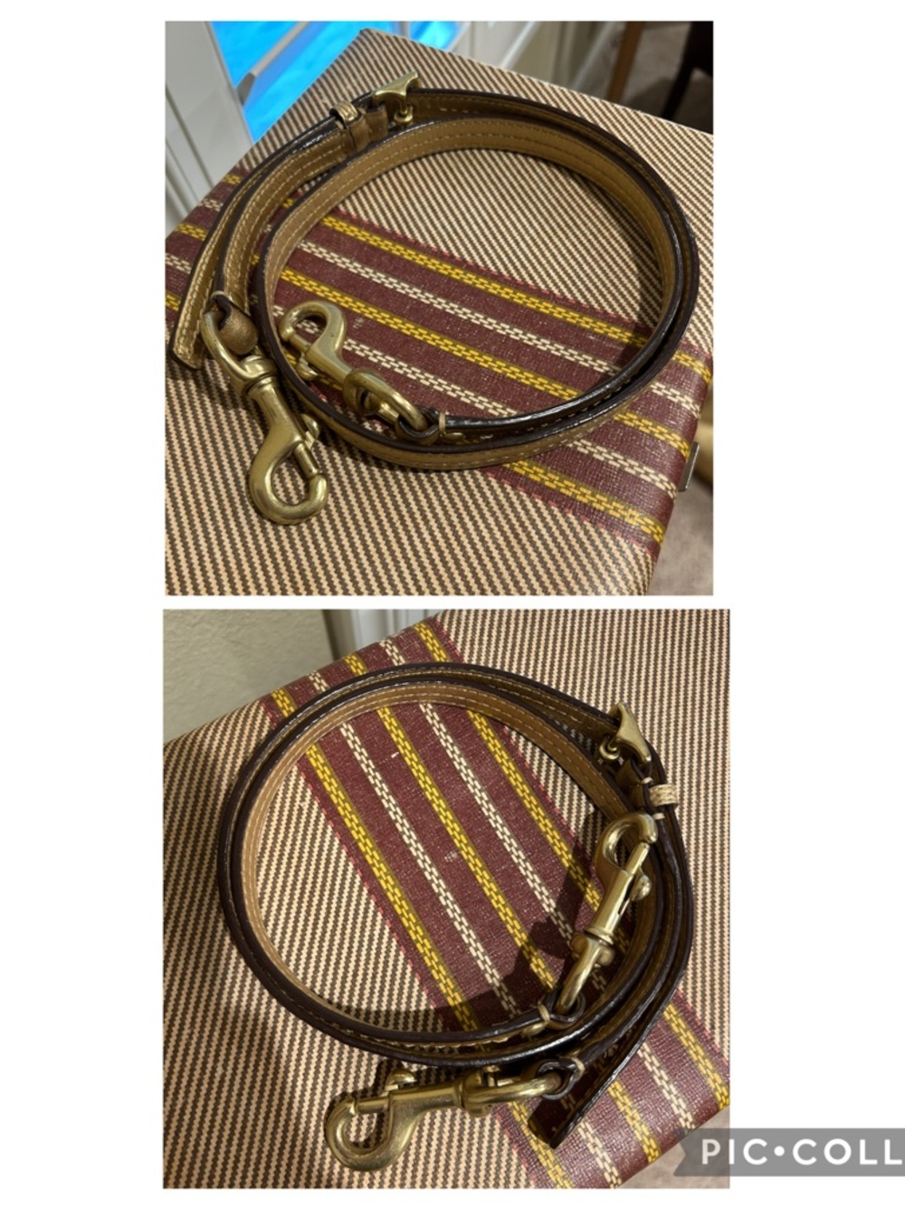 Coach Ergo Convertible Tote in Yellow Gold Metallic - Picture 16 of 16